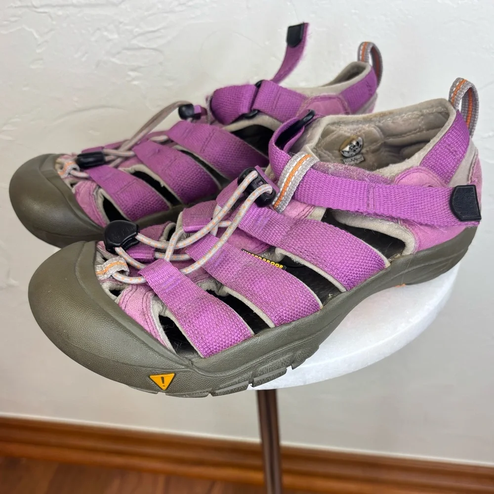 KEEN Girls Waterproof‎ Sandal Shoe Purple Kid Children Outdoor Hiking Camping 4